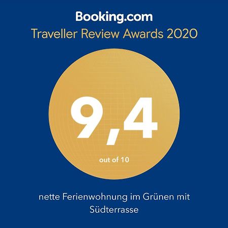 Nette Ferienwohnung Mit Eigenem Eingang Und Sonnenterrasse Идштайн Экстерьер фото
